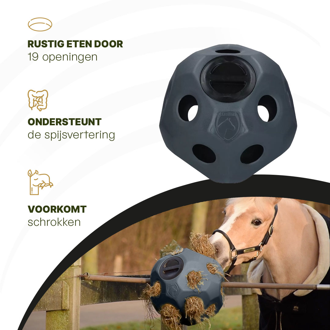 Excellent Horse Feed & Play Ball Zwart — afbeelding 5