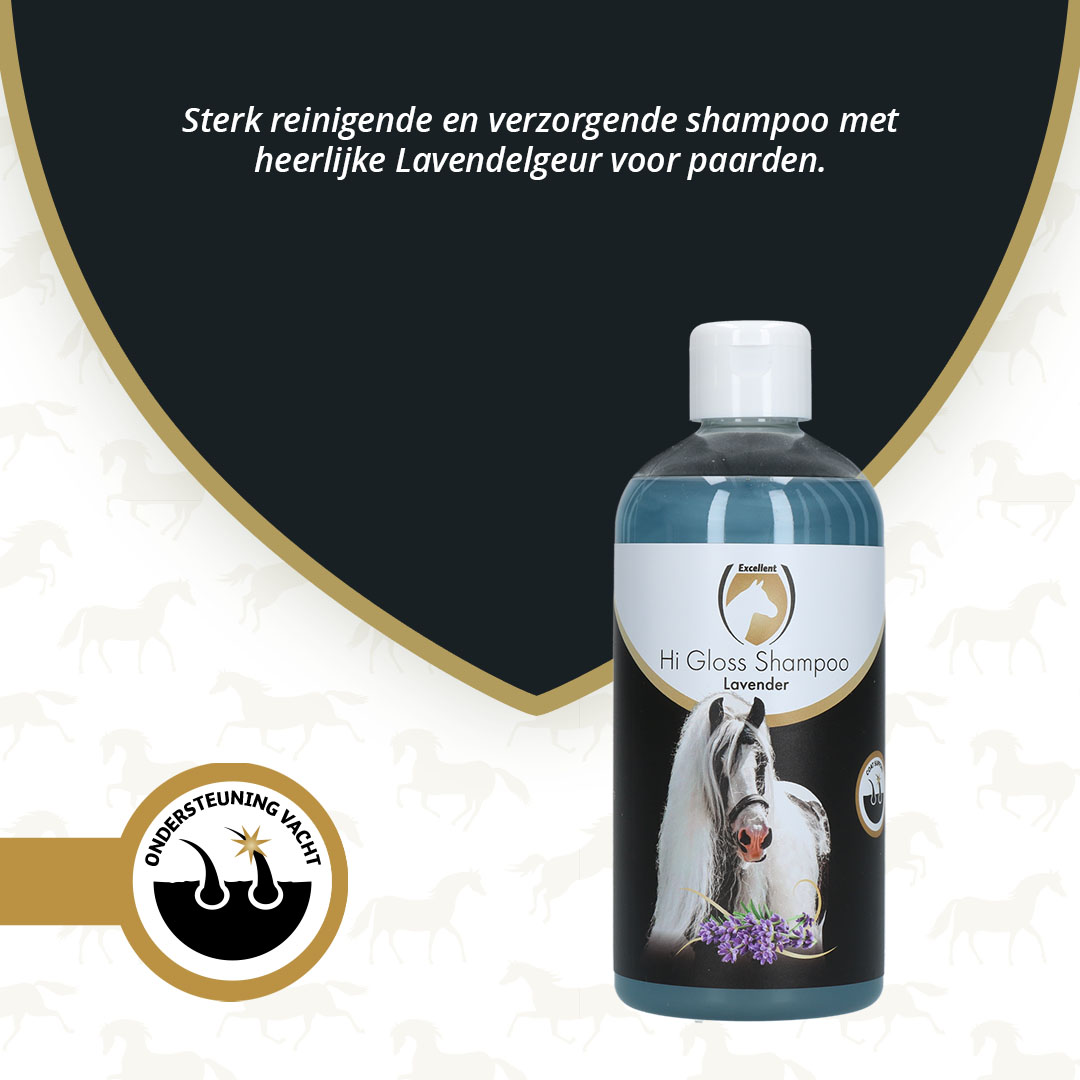 Excellent Horse Hi Gloss Shampoo Lavender 500 ml — afbeelding 2