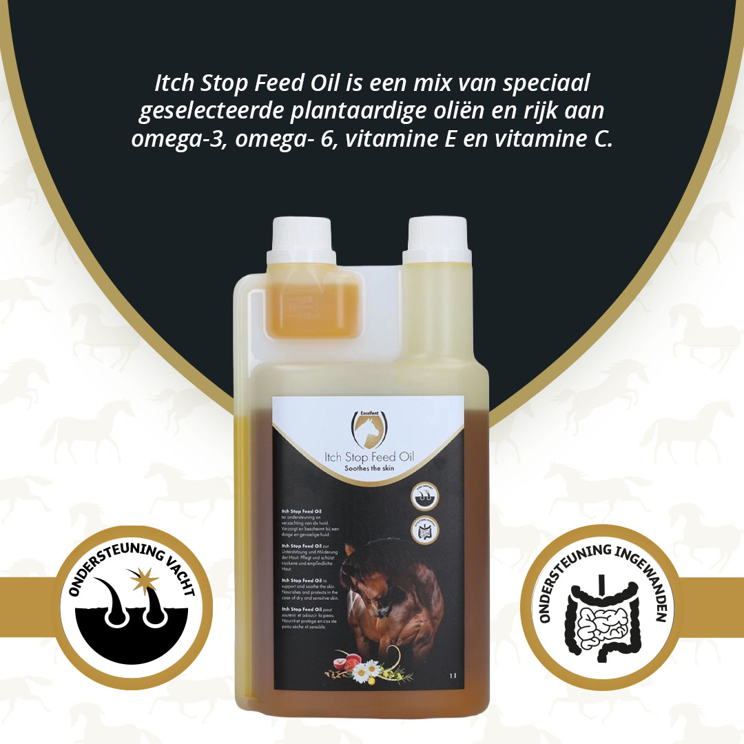 Excellent Horse Itch Stop Feed Oil 1 l — afbeelding 2