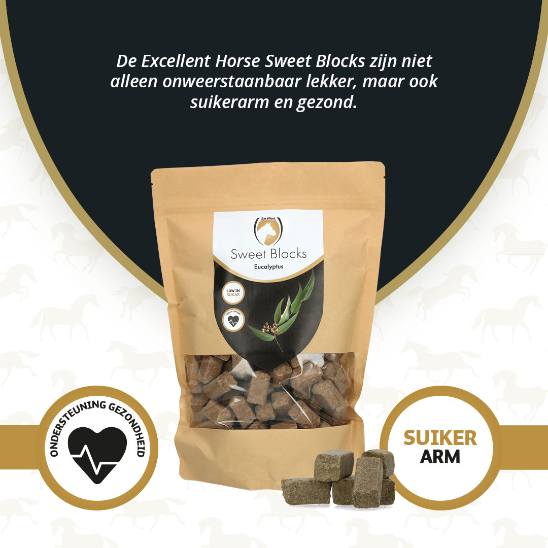 Excellent Horse Sweet Blocks Eucalyptus 1 kg — afbeelding 2