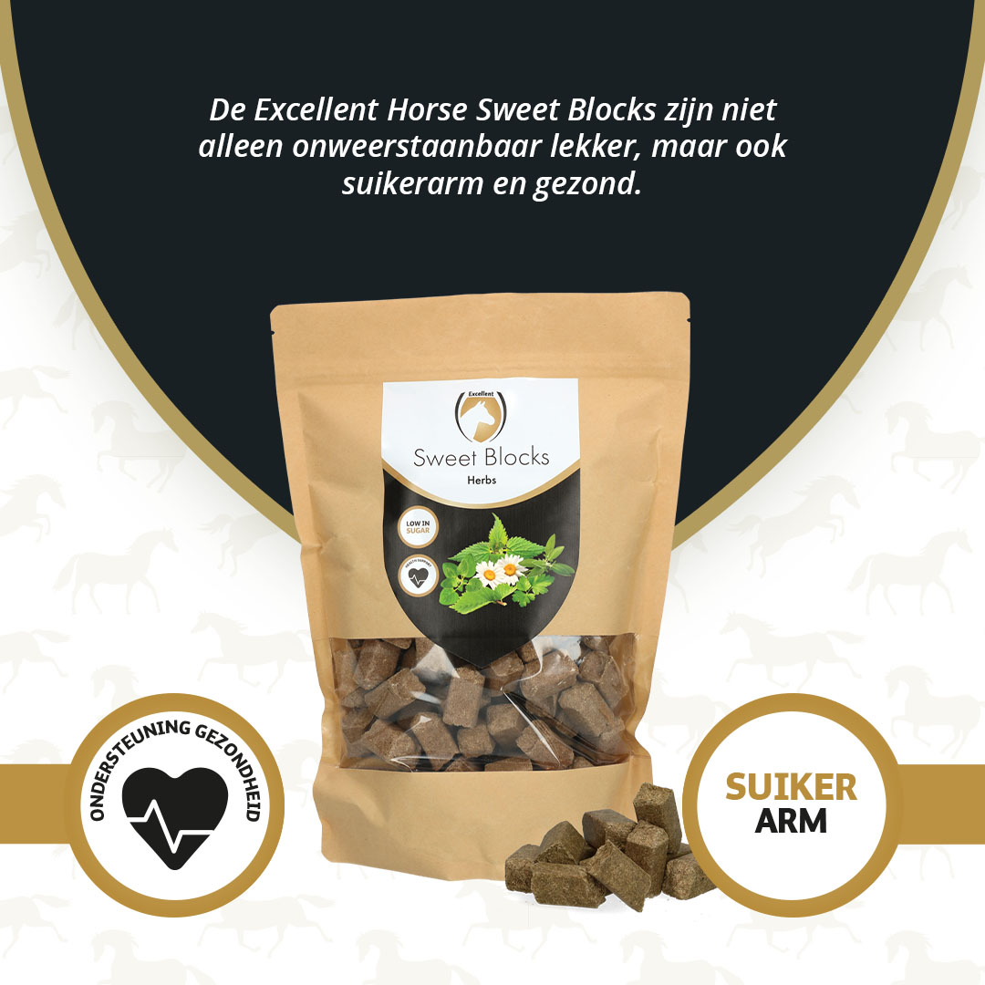 Excellent Horse Sweet Blocks Herbs 1 kg — afbeelding 2