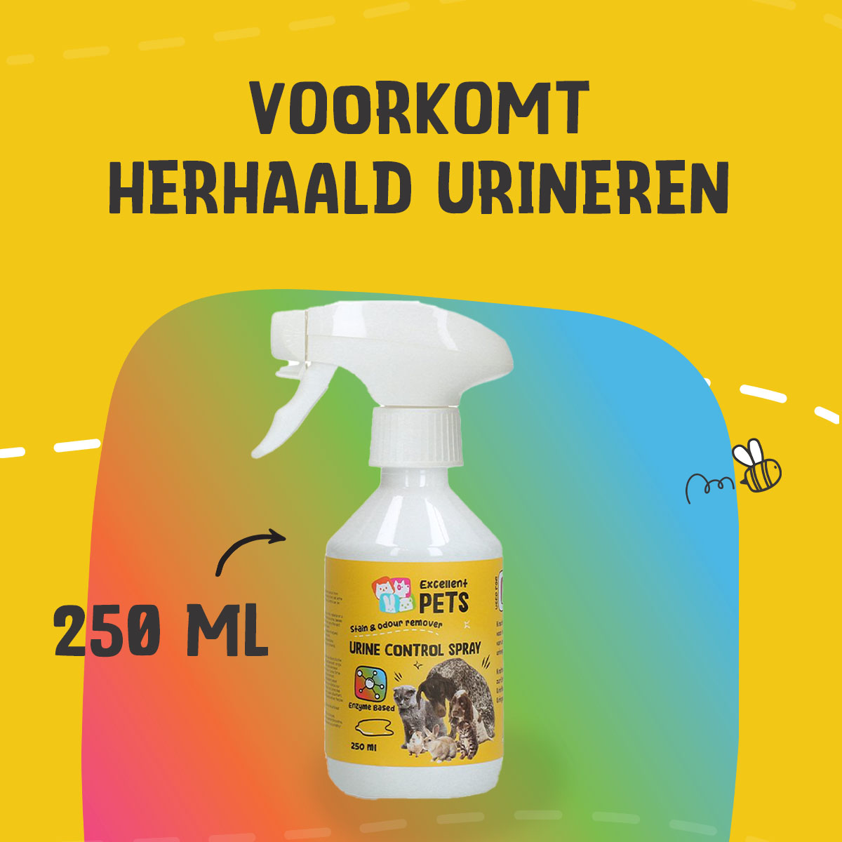Excellent Pets Urine Control Spray 250 ml — afbeelding 4