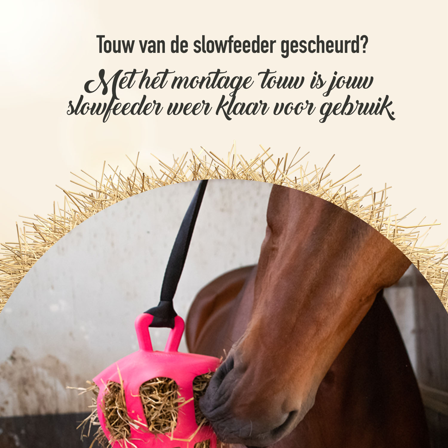 Hay Slowfeeder sluittouw — afbeelding 3