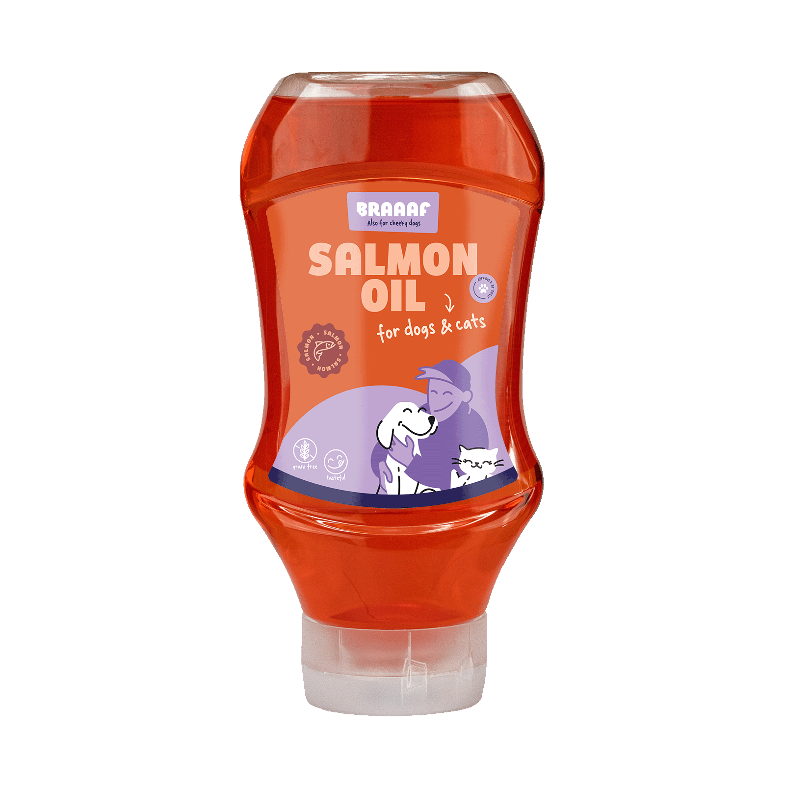 Braaaf Dog Food Sauce Zalmolie