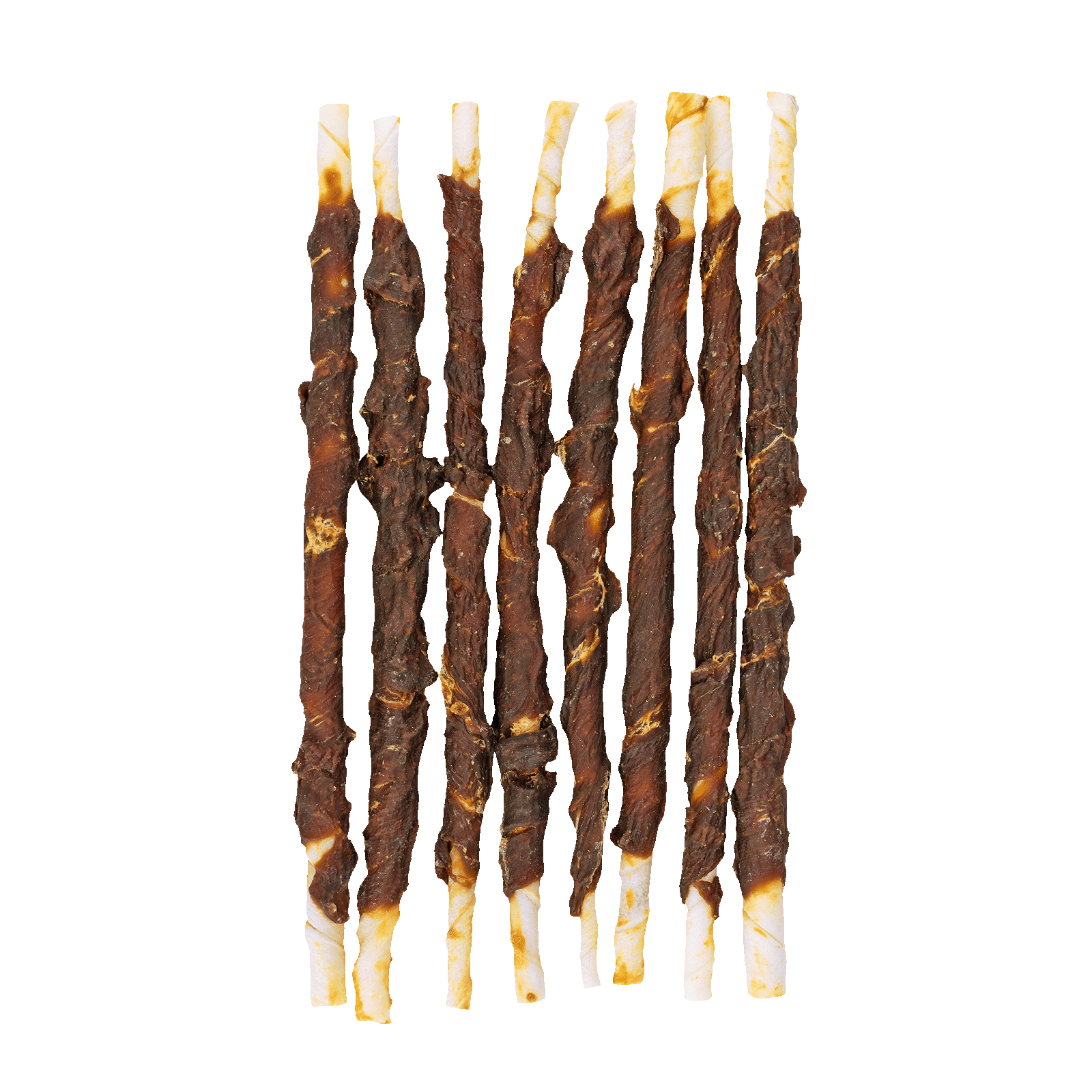 Braaaf Rawhide Twister Eend (8 st.) - 25 cm — afbeelding 2