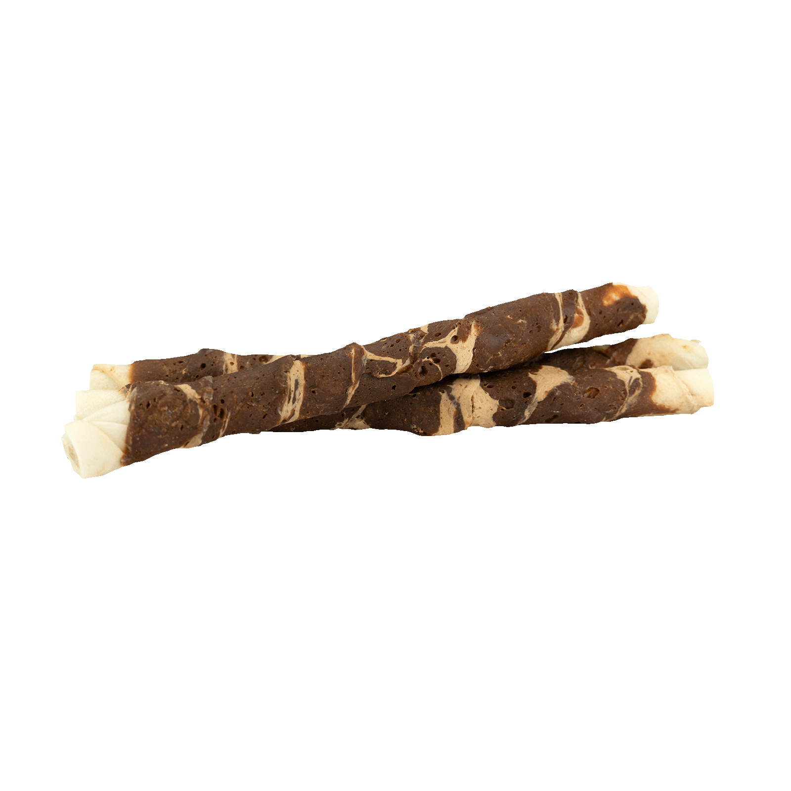 Braaaf Rawhide Twister Lam & Vis (3 st.) - 21 cm — afbeelding 3