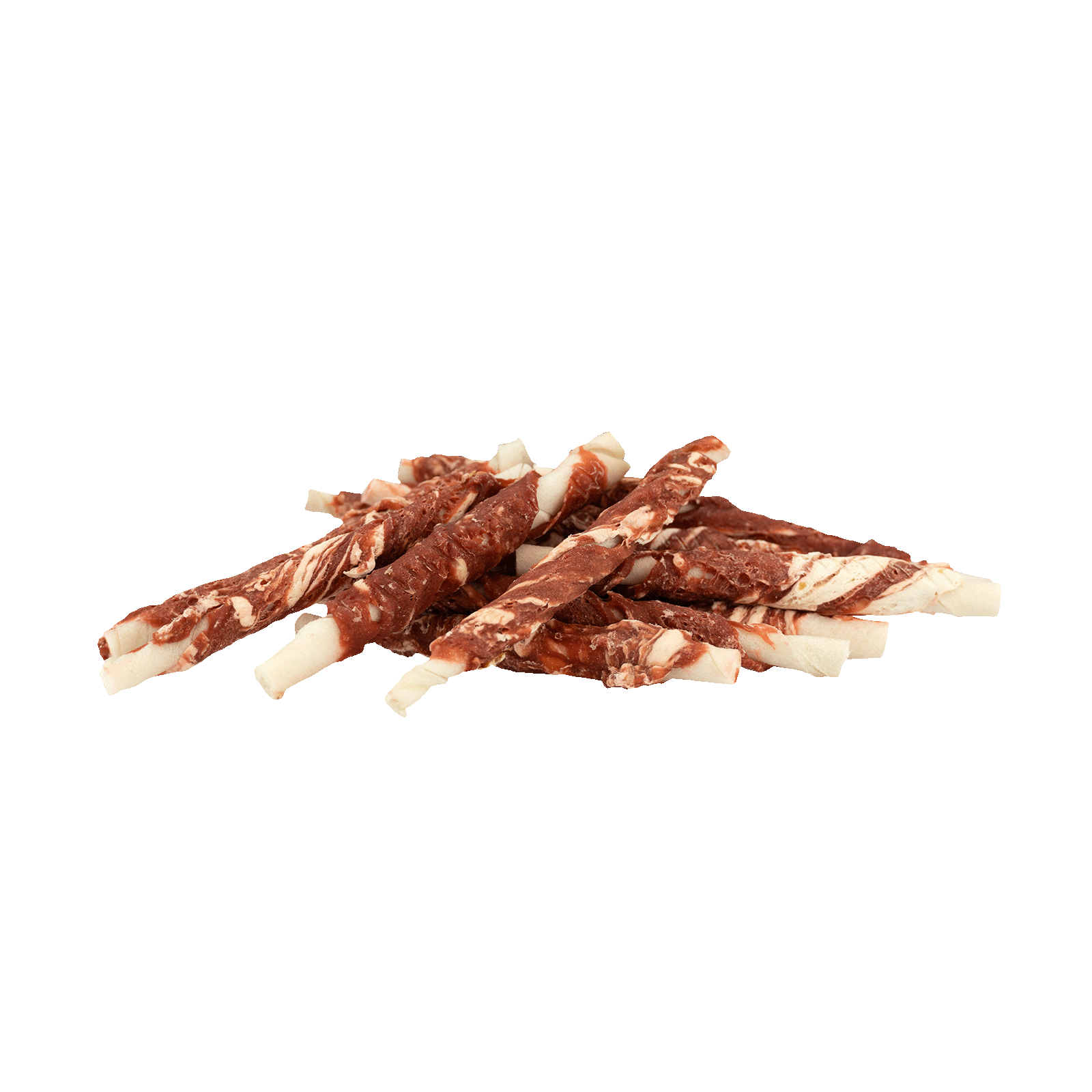 Braaaf Rawhide Roll Sticks Rund & Vis - 25 st. — afbeelding 3