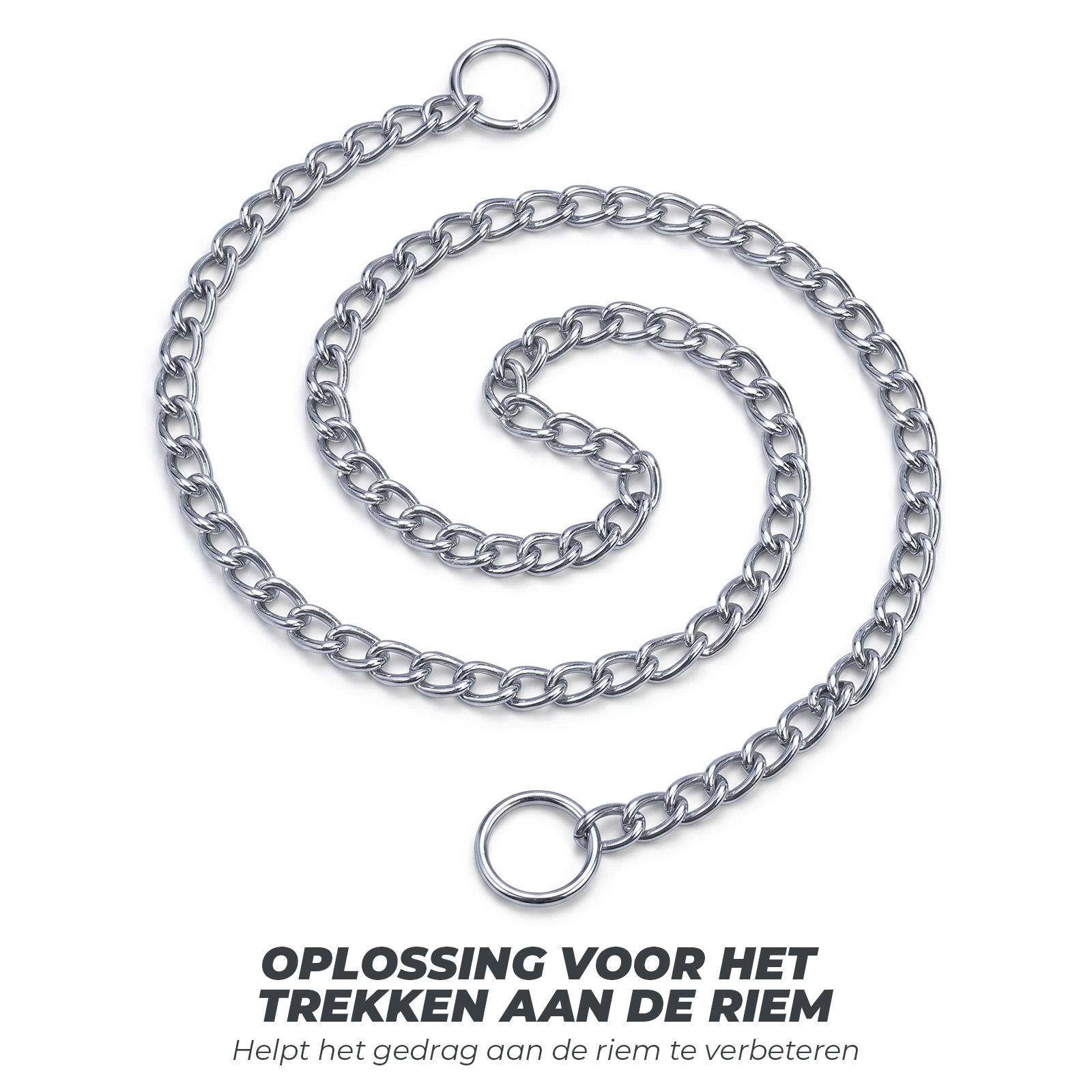 Correctieketting Verchroomd 3 x 550 mm — afbeelding 2