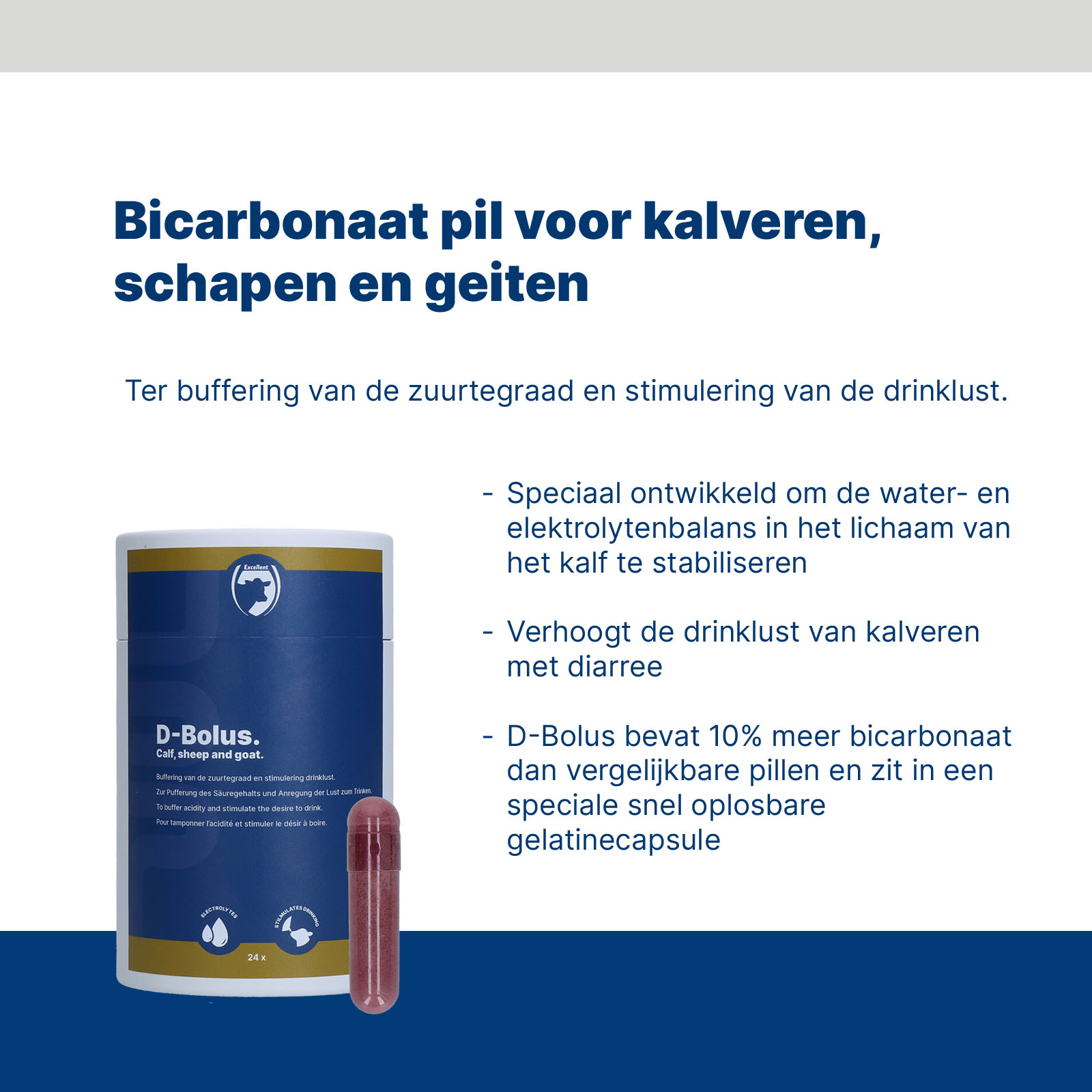 Excellent D-Bolus (Bicarbonaat) 24 stuks — afbeelding 3