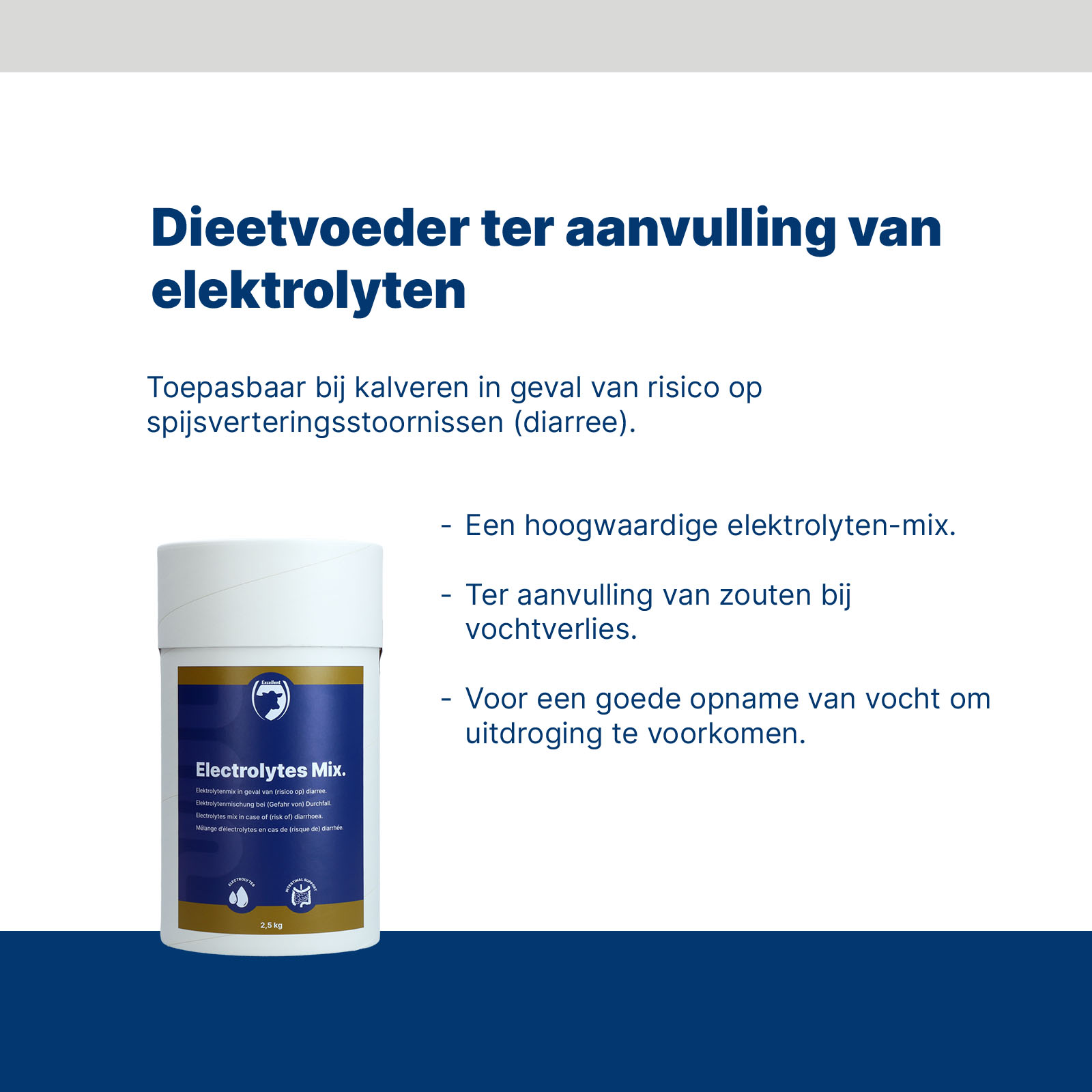 Excellent Electrolytenmix 2,5 kg — afbeelding 2