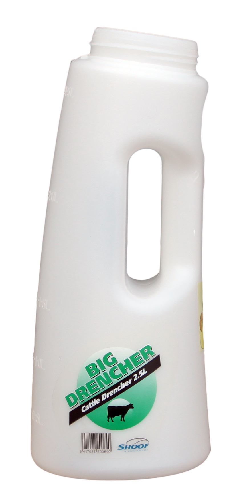 Ingeef Easy Drencher Big 2,5 l Rund/Kalf Groen Compleet — afbeelding 2