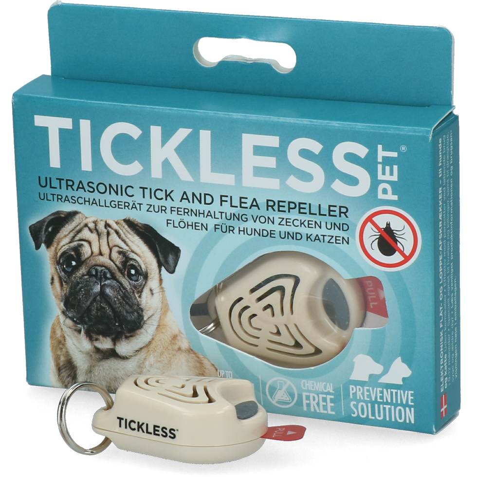 Tickless Pet minimaal 6 maanden bescherming Beige
