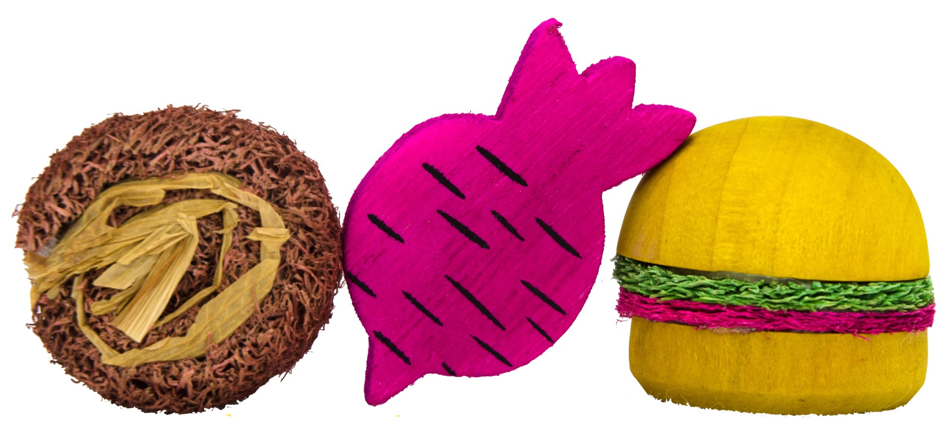 Pawise Wooden Loofah Pretty Toys No2 — afbeelding 2