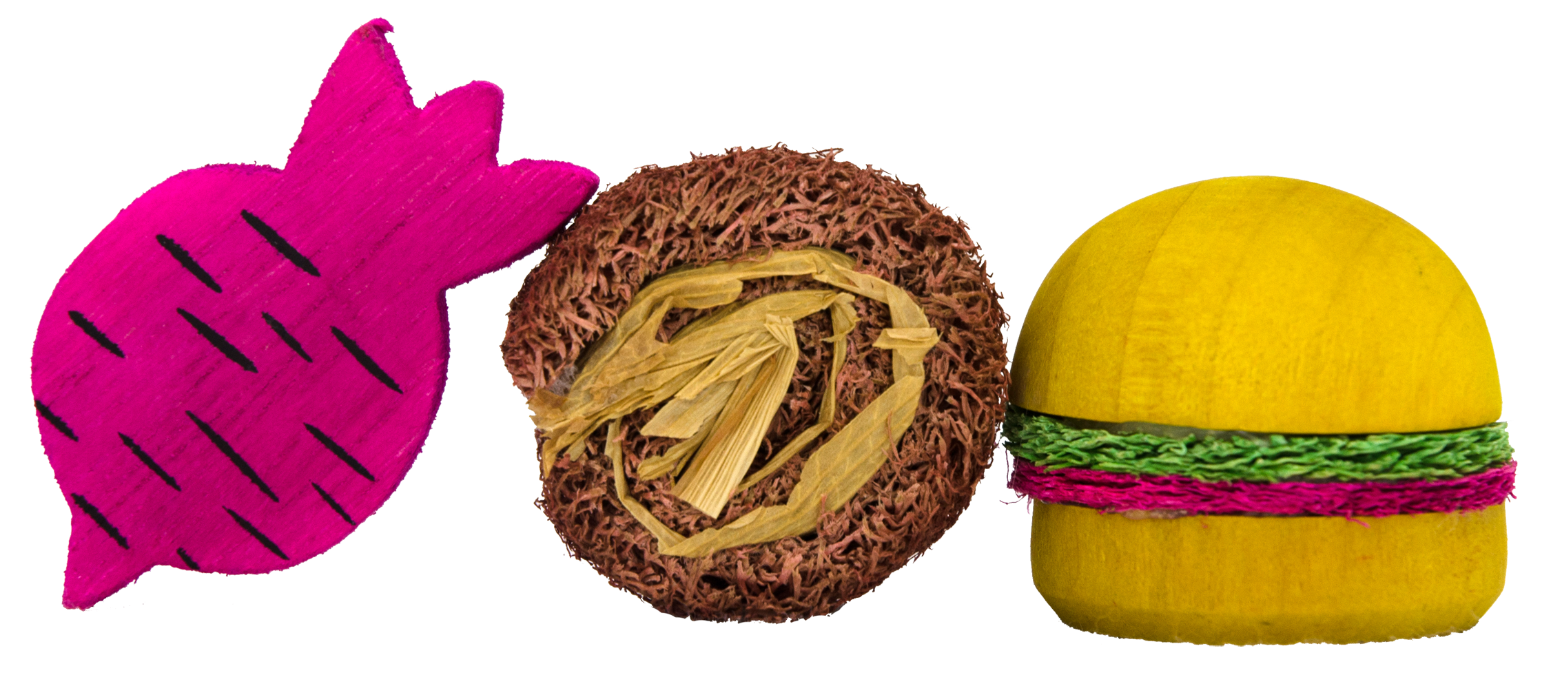 Pawise Wooden Loofah Pretty Toys No2 — afbeelding 3