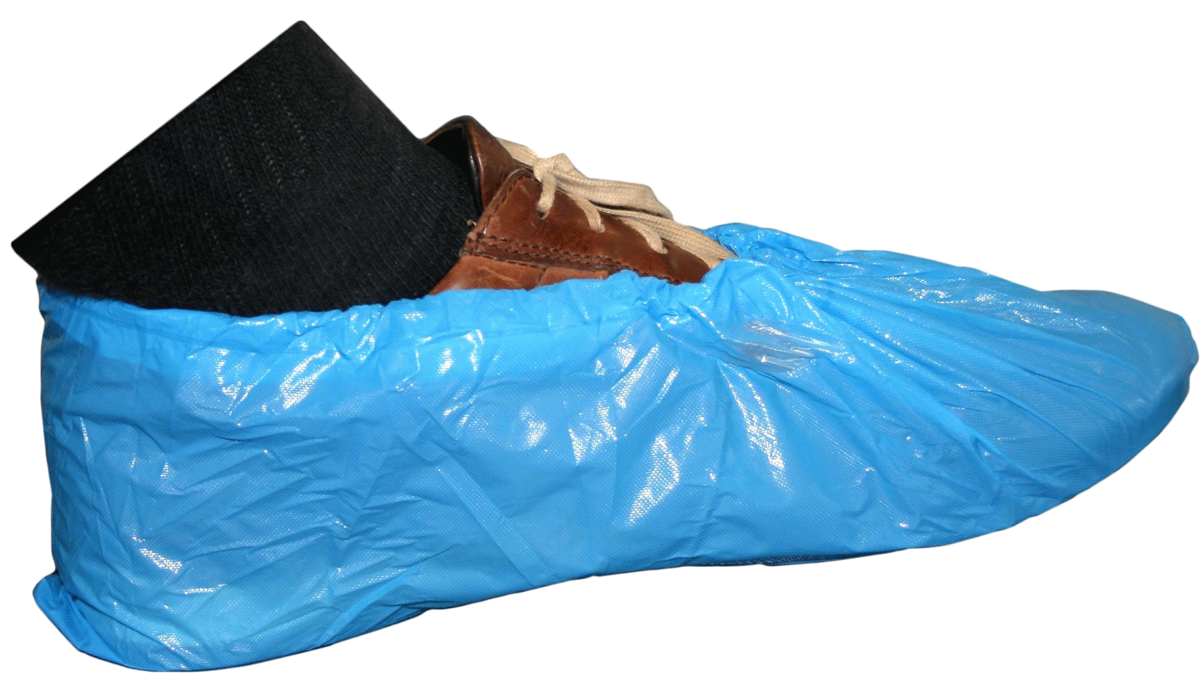 Wegwerp overschoen blauw CPE
