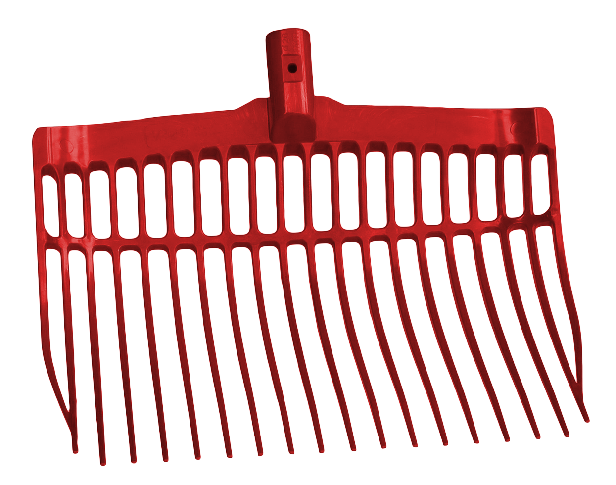 Mestvork zonder steel Rood