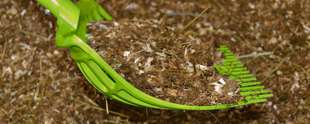 Mestvork zonder steel Limegroen — afbeelding 3