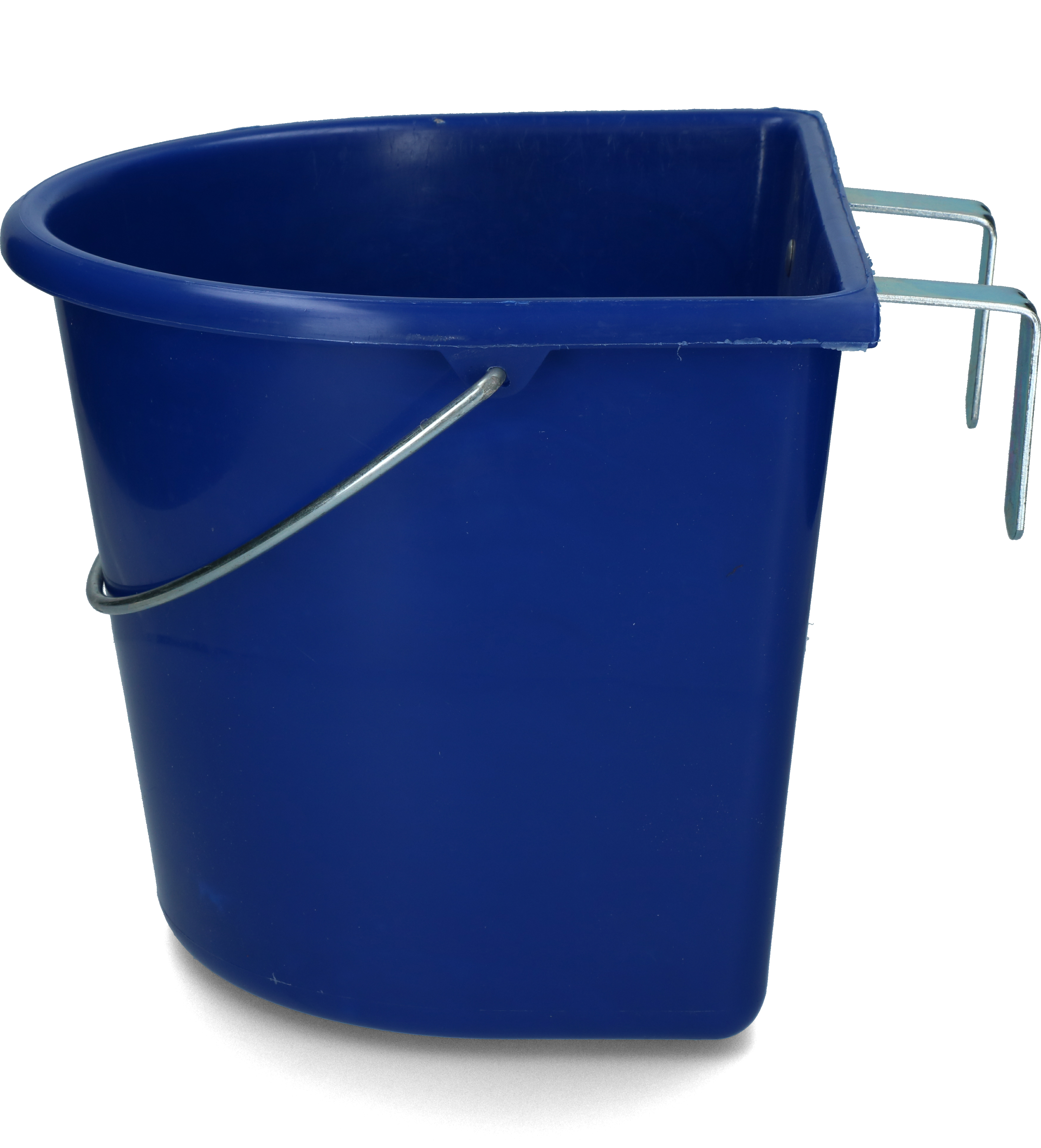 vPlast Voerbak met haken & hengsel 15 l Donkerblauw — afbeelding 2