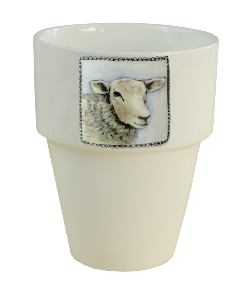 HofundZoo Milchbecher Schaf