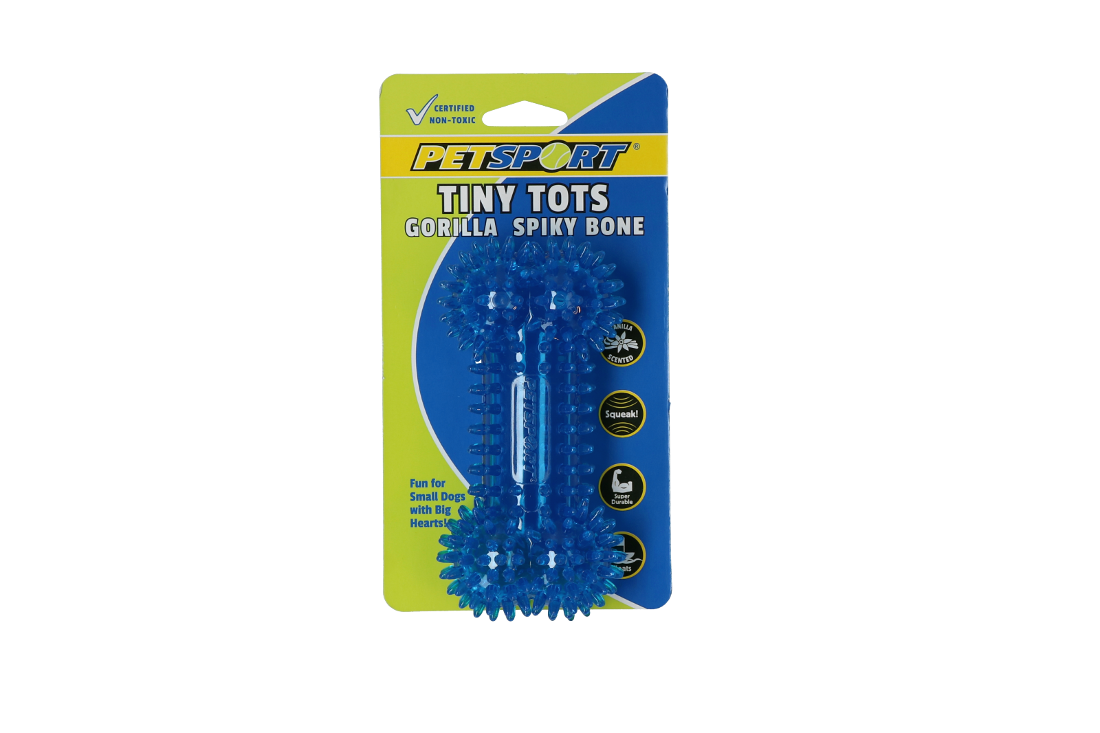 Petsport Tiny Tots Gorilla Spiky Bone Assorti — afbeelding 2