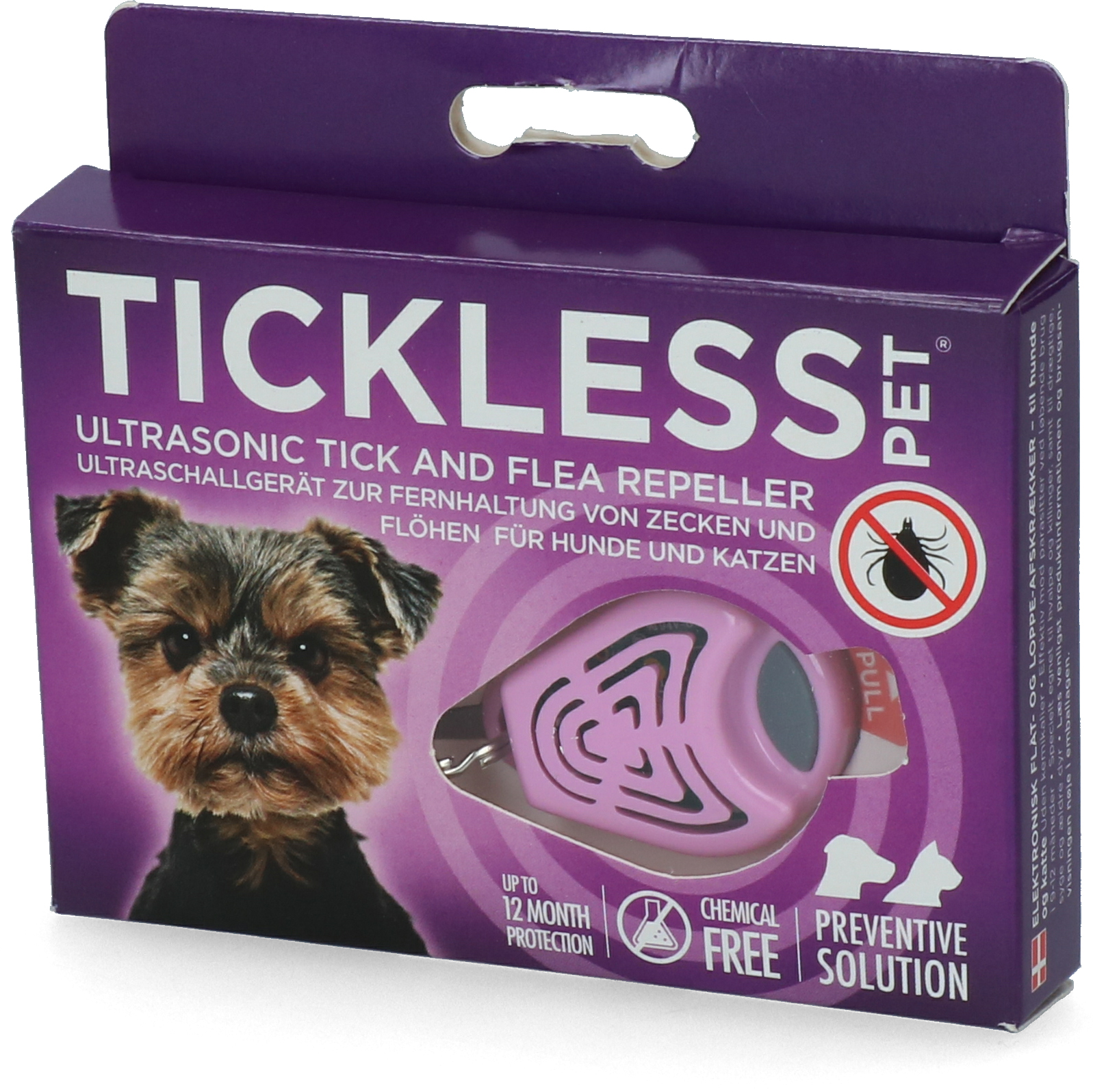 Tickless Pet minimaal 6 maanden bescherming Roze — afbeelding 2