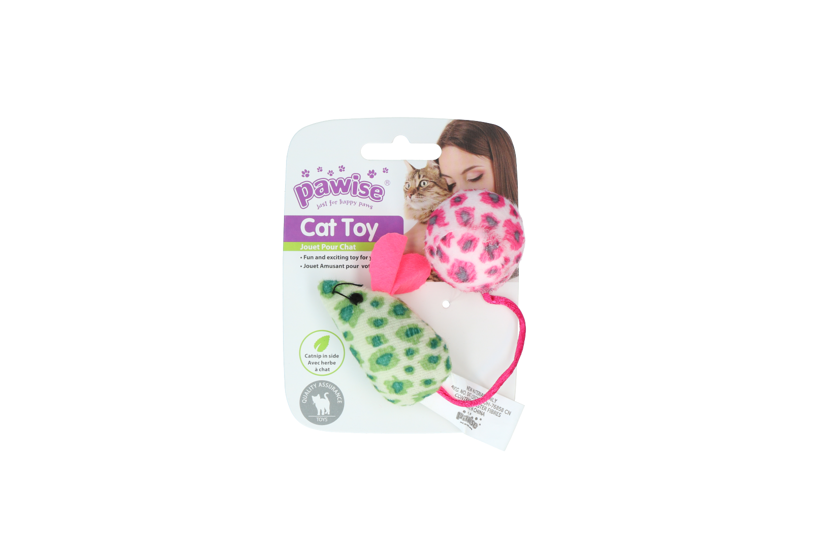 Pawise Cat Toy - Mice & Ball — afbeelding 4