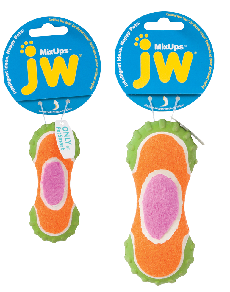 JW Mixups - Ribbed Barbell M - 14 cm — afbeelding 2