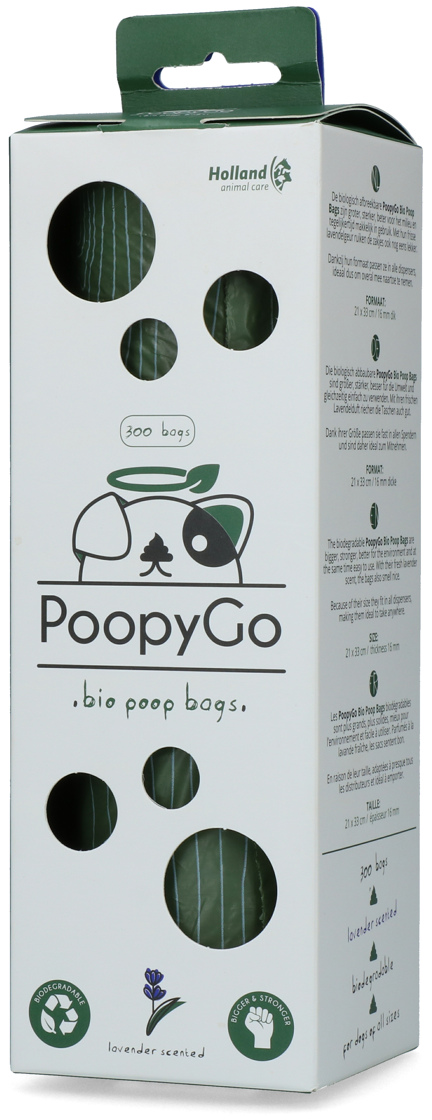 PoopyGo Eco friendly Tissue Box Lavendelgeur (300 st) — afbeelding 2